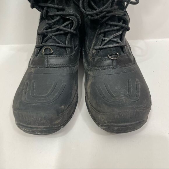 The North Face Black Tall Insulated Winter Snow Boots - Picture 3 of 10